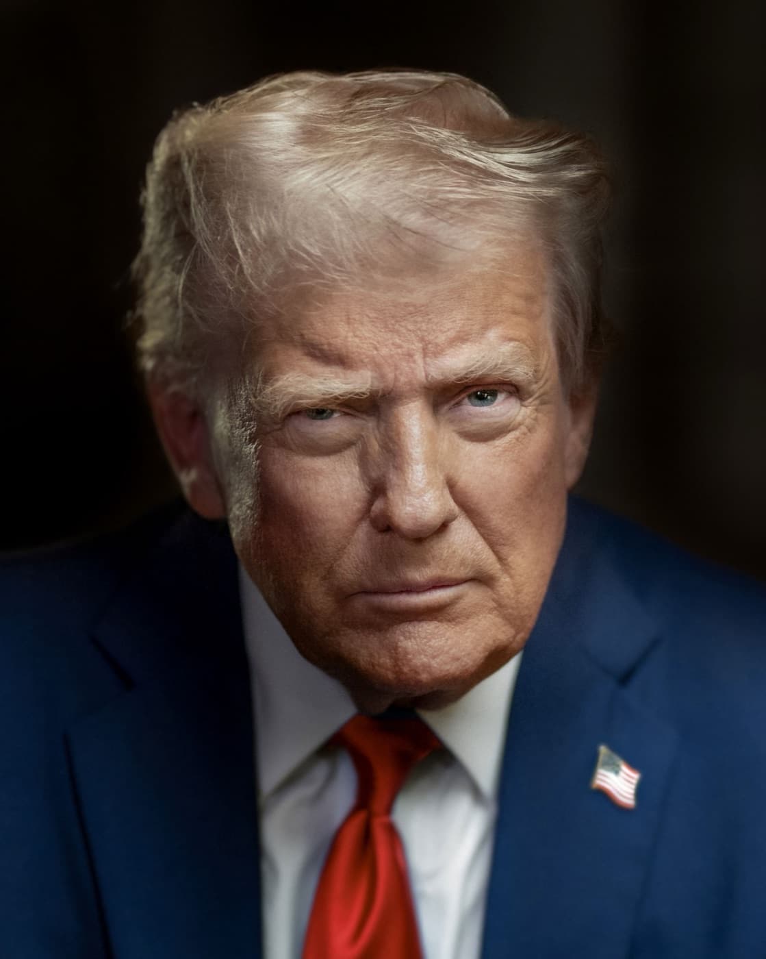Donald J. Trump, official presidential portrait