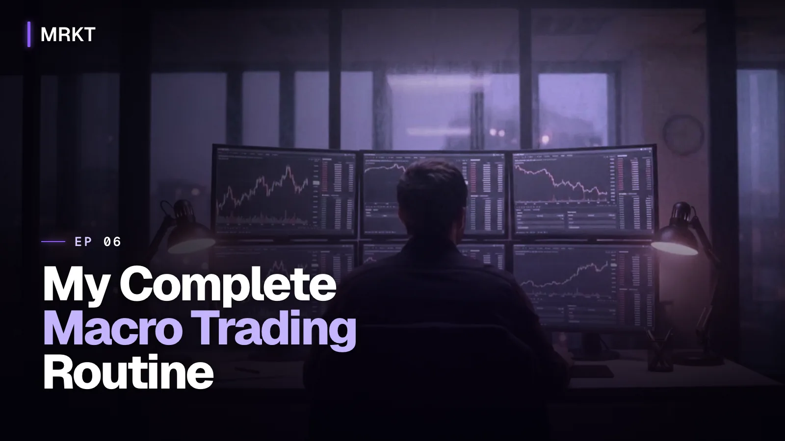 Episode 6 cover: My Complete Macro Trading Routine