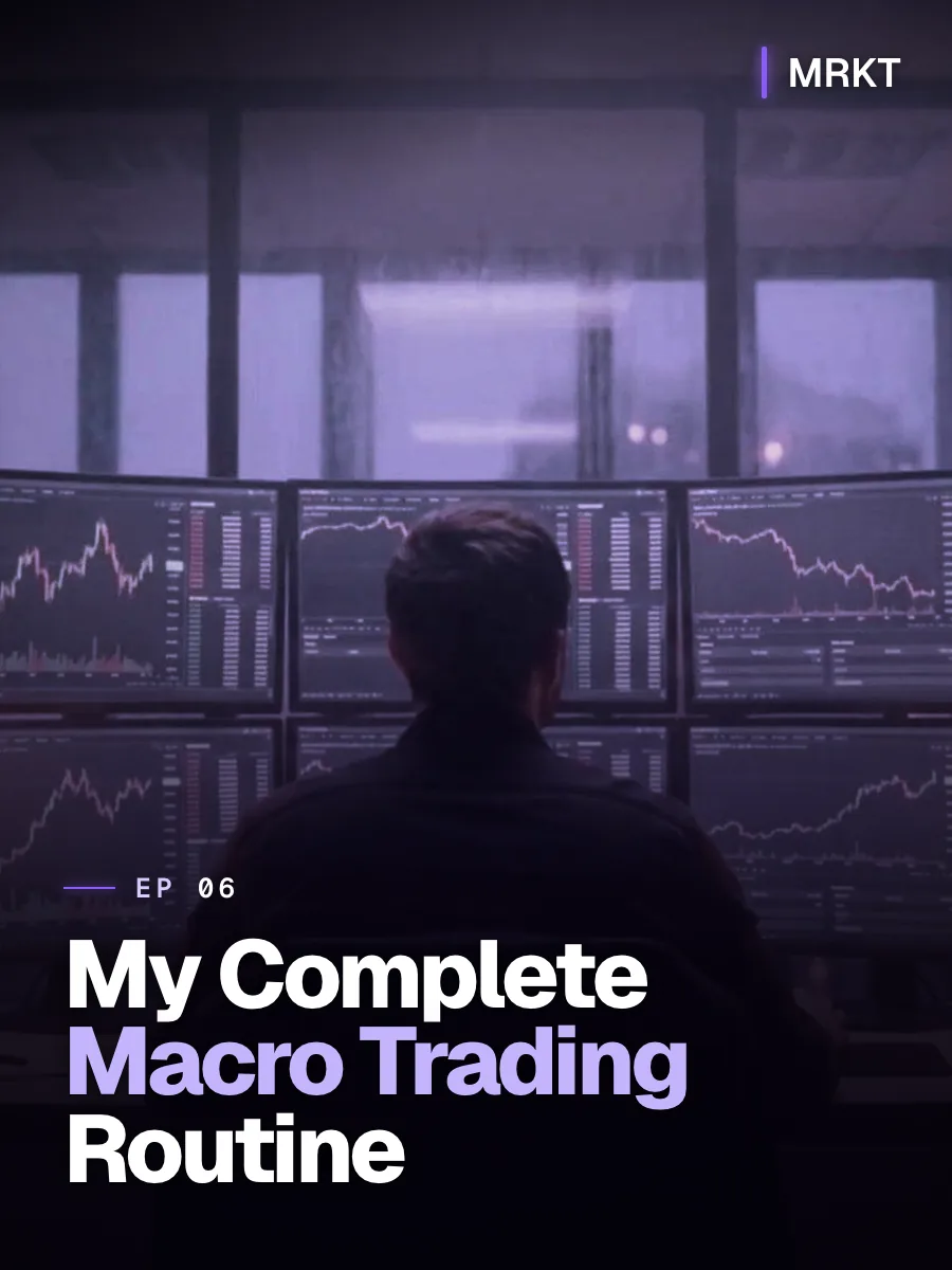 Episode 6 cover: My Complete Macro Trading Routine
